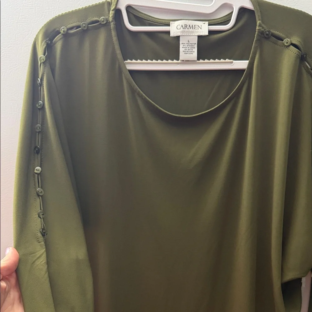 Carmen Marc Valvo Blouse - Picture 2 of 5